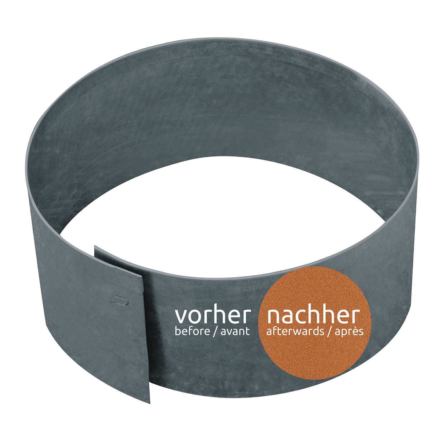 Rasenkante Kreis Corten 13 L 